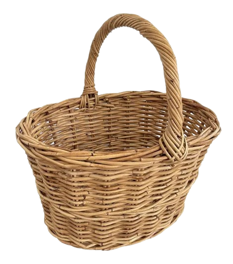 Hand Woven Bamboo Basket